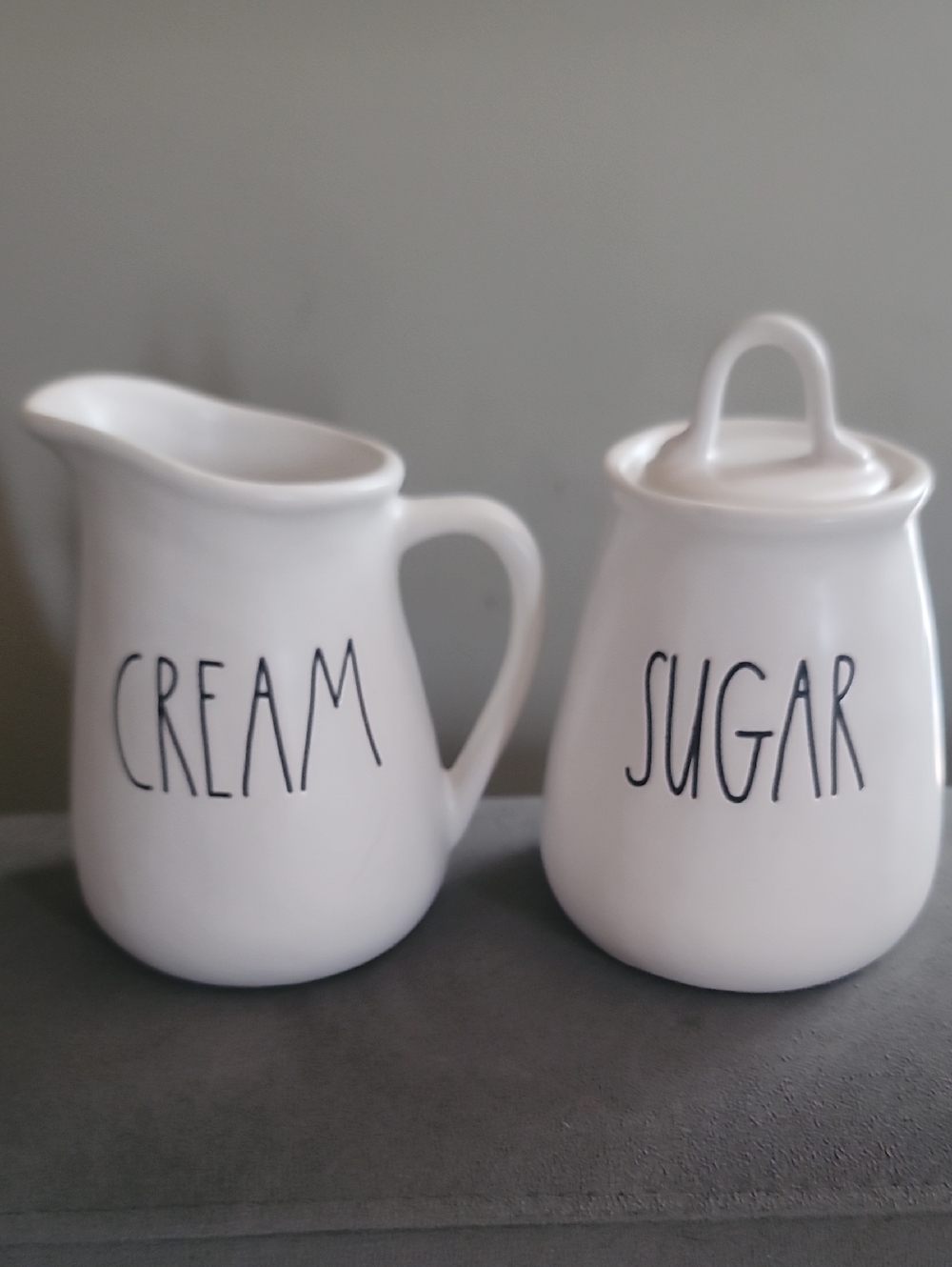 Rae Dunn Cream and Sugar Set